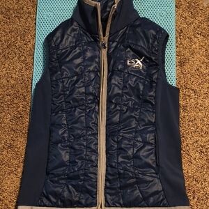 Women's Navy Quilted Vest